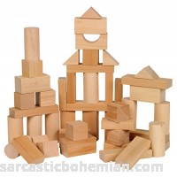 Ryans Room Small World Toys Wooden Toys -Bag O' Blocks Natural Wood B003Y9ZUHM
